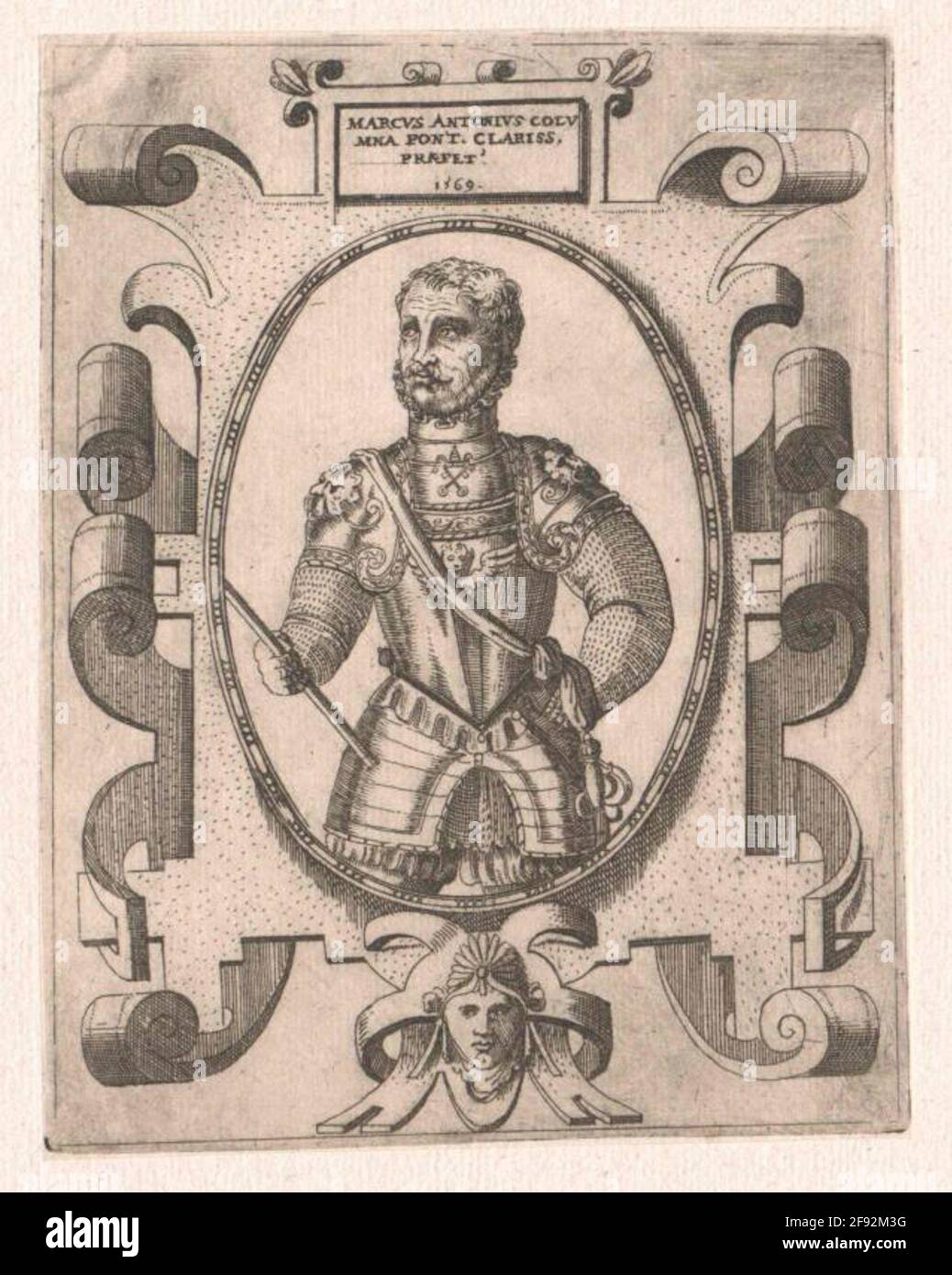 Colonna, Signore di Paliano, Marcantonio. Foto Stock