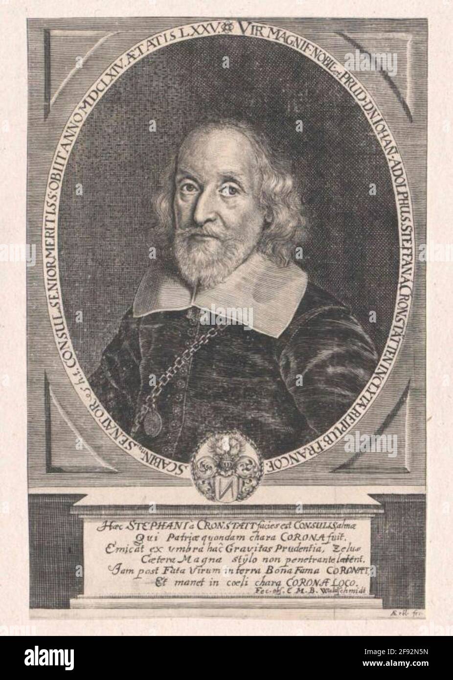 Steffan di Cronstetten, Johann Adolph. Foto Stock