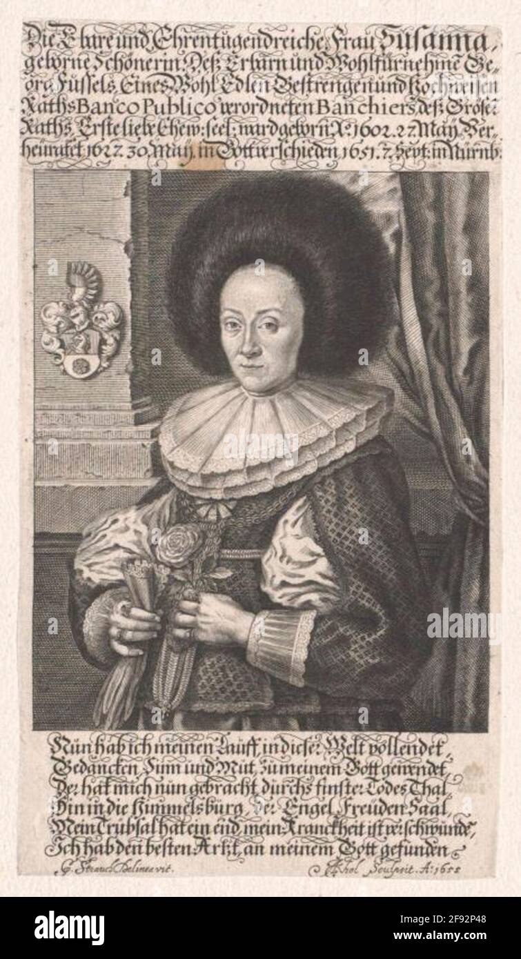 Fussell, disegnatore di Susanna: Arbusto, Georstecher: Kohl, Andressecher: Sandrart, Giacobbe di (1630) Foto Stock