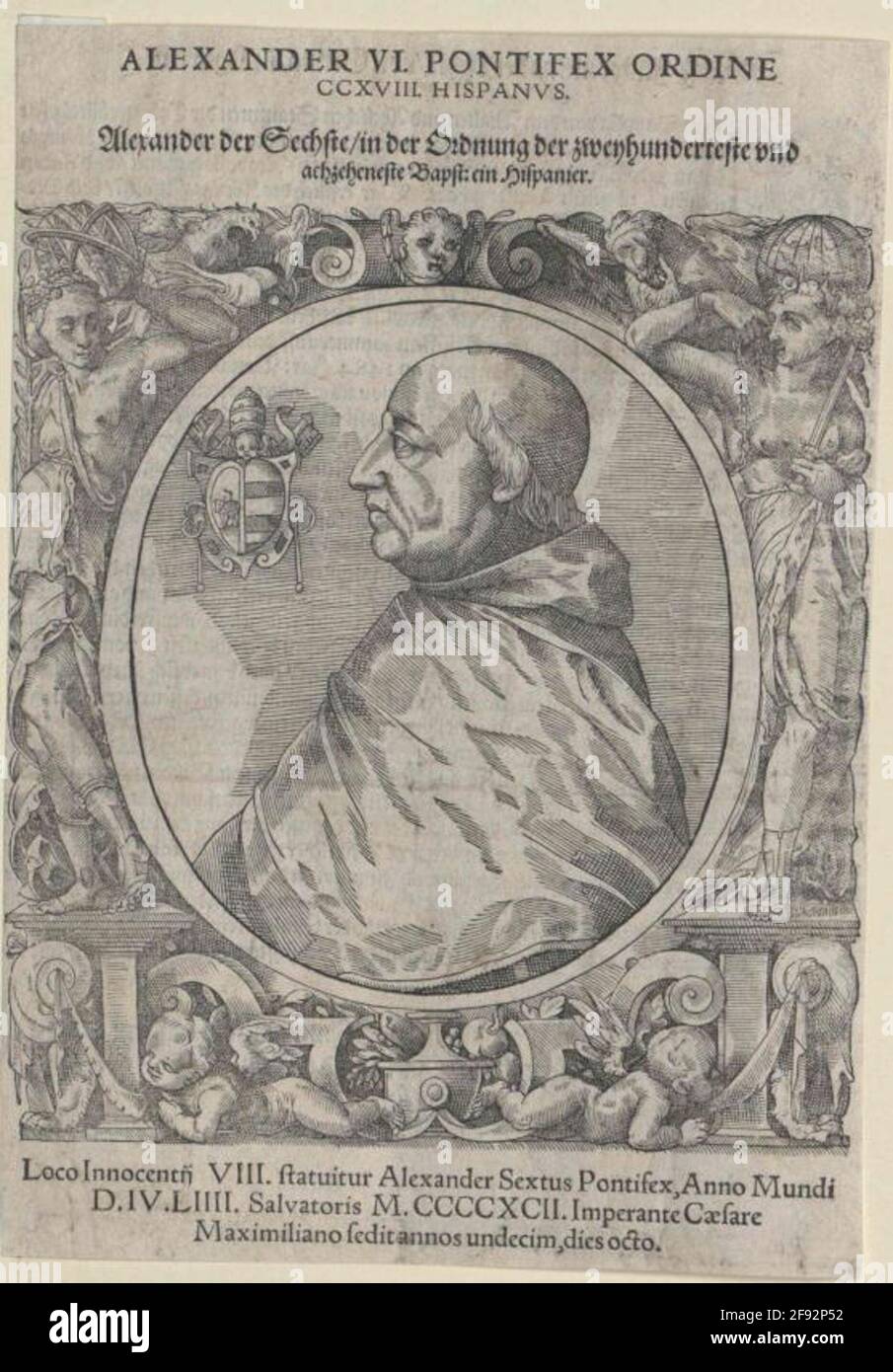 Alessandro VI., Papa. Foto Stock