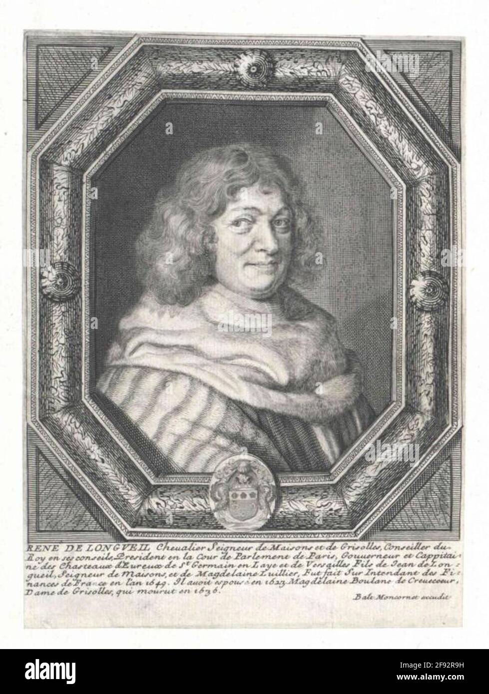 Longueil, Marquis de Houses, René de. Foto Stock