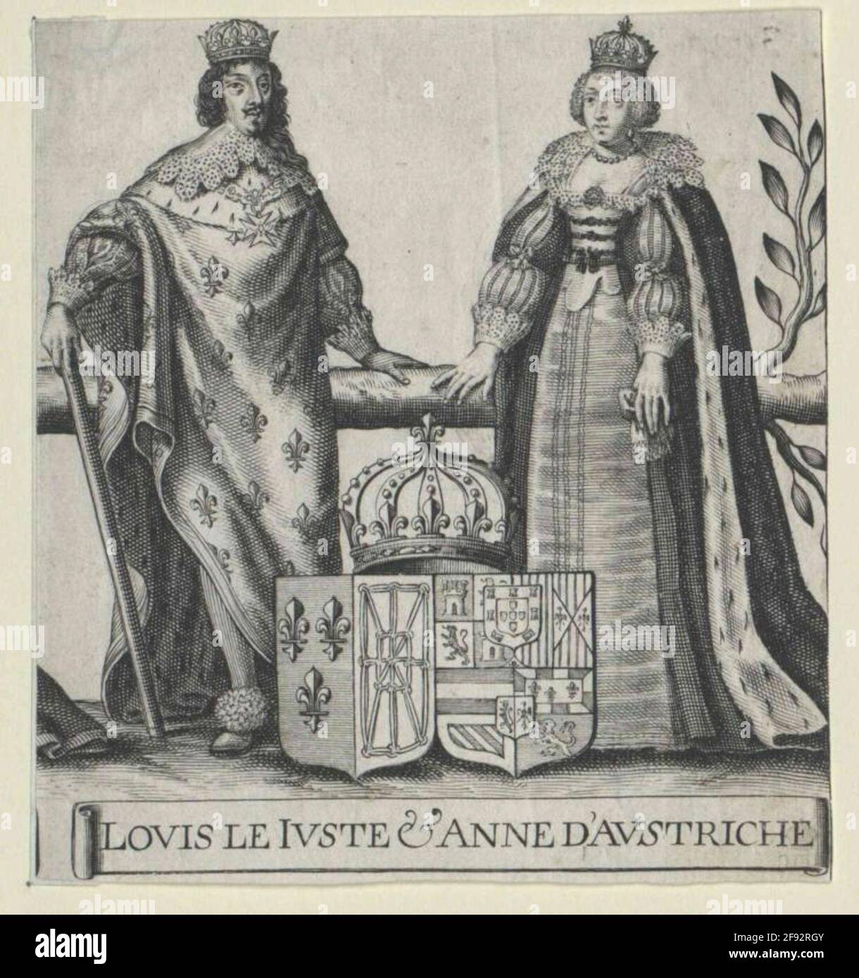 Ludovico XIII., re di Francia. Foto Stock