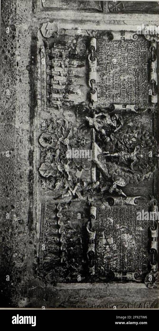 Rosenheim. Lapidi degli antenati del Comandante dell'Esercito Eccellenza Conte Scheekestuel. . Foto Stock