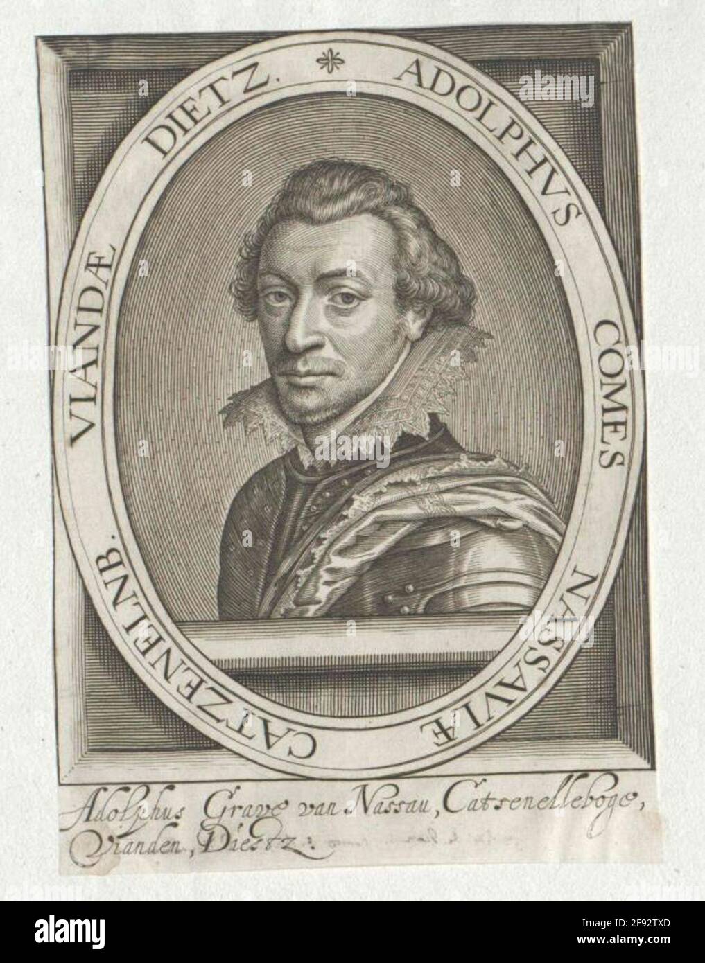 Adolf, Conte di Nassau-Siegen. Foto Stock