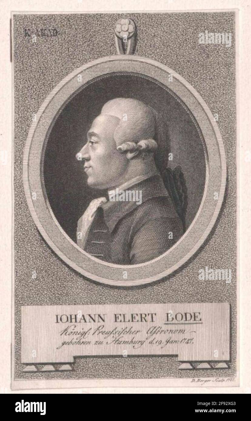 Bode, Johann Elert Stecher: Berger, Daniel (1744) Foto Stock