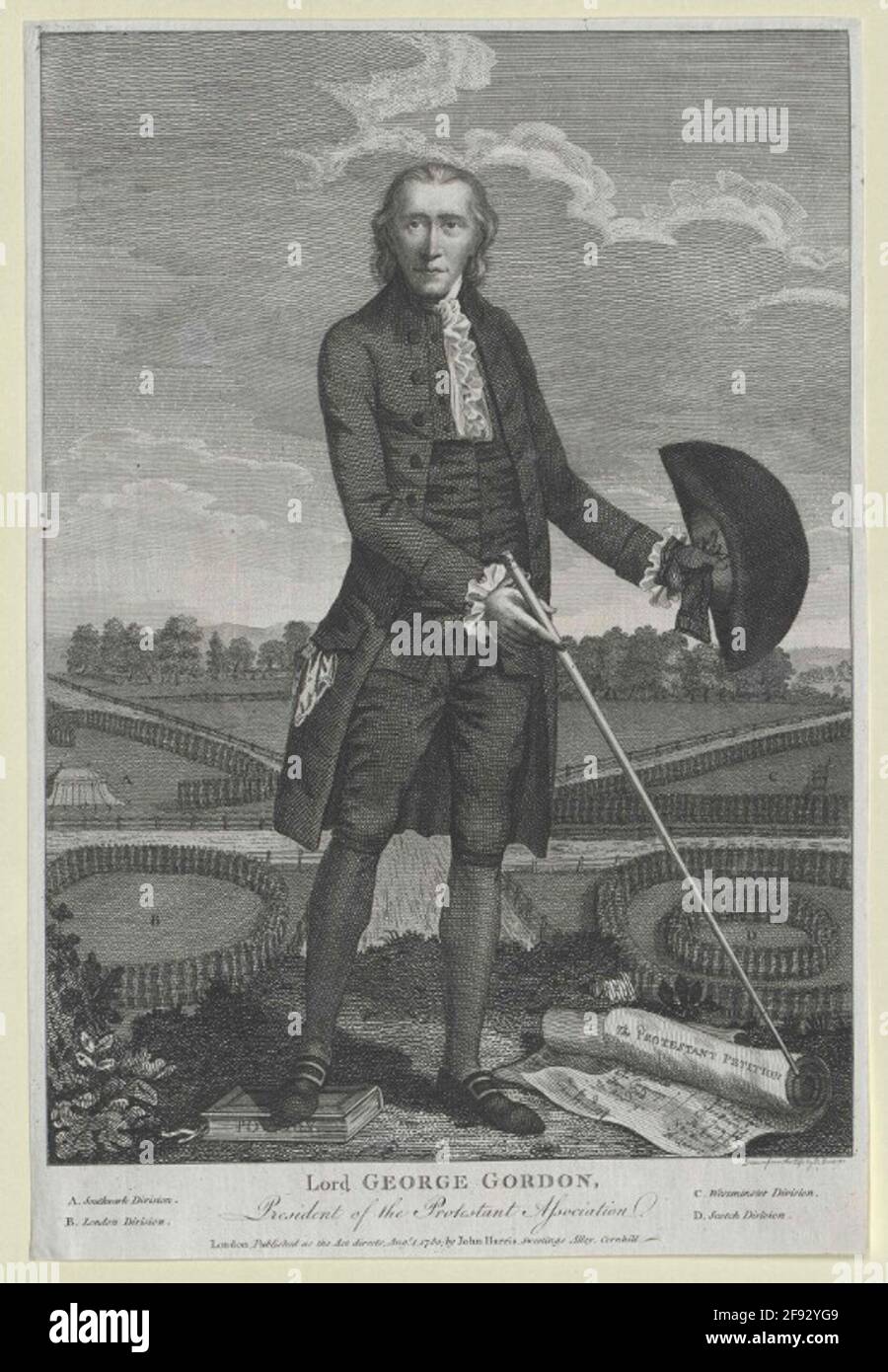 Gordon, George Lord . Foto Stock