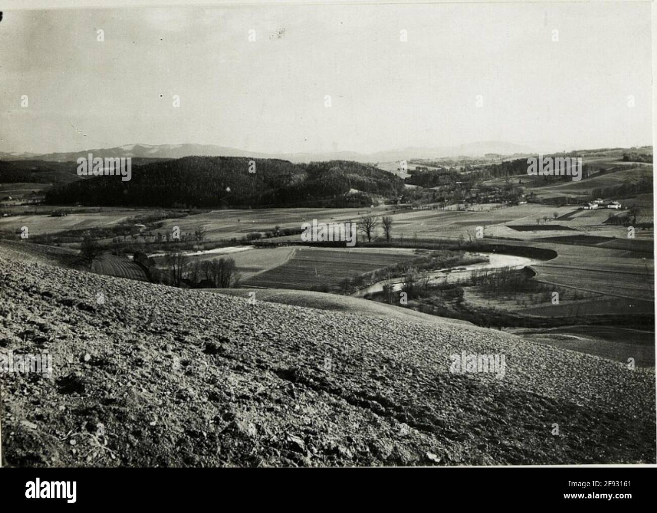 Panorama 1, vista della posizione russa a Stradomka contro ovest e sud. . Foto Stock