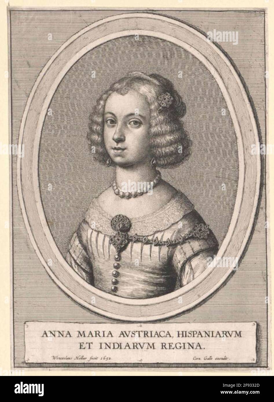 Marie Anna, Erraduine von Zumstrip perde: Galle, Corgelis (1615) (1615 Foto Stock