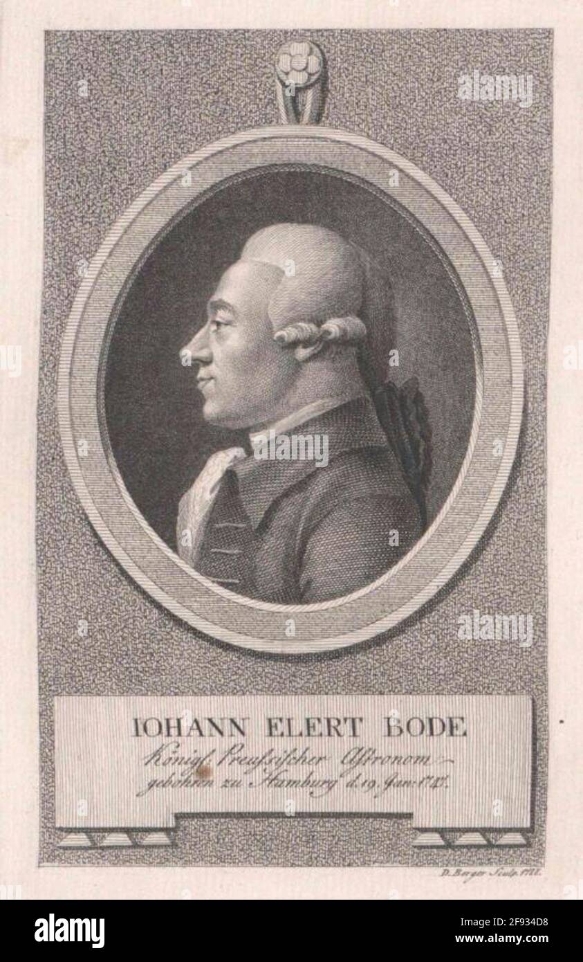 Bode, Johann Elert Stecher: Berger, Daniel (1744) Foto Stock