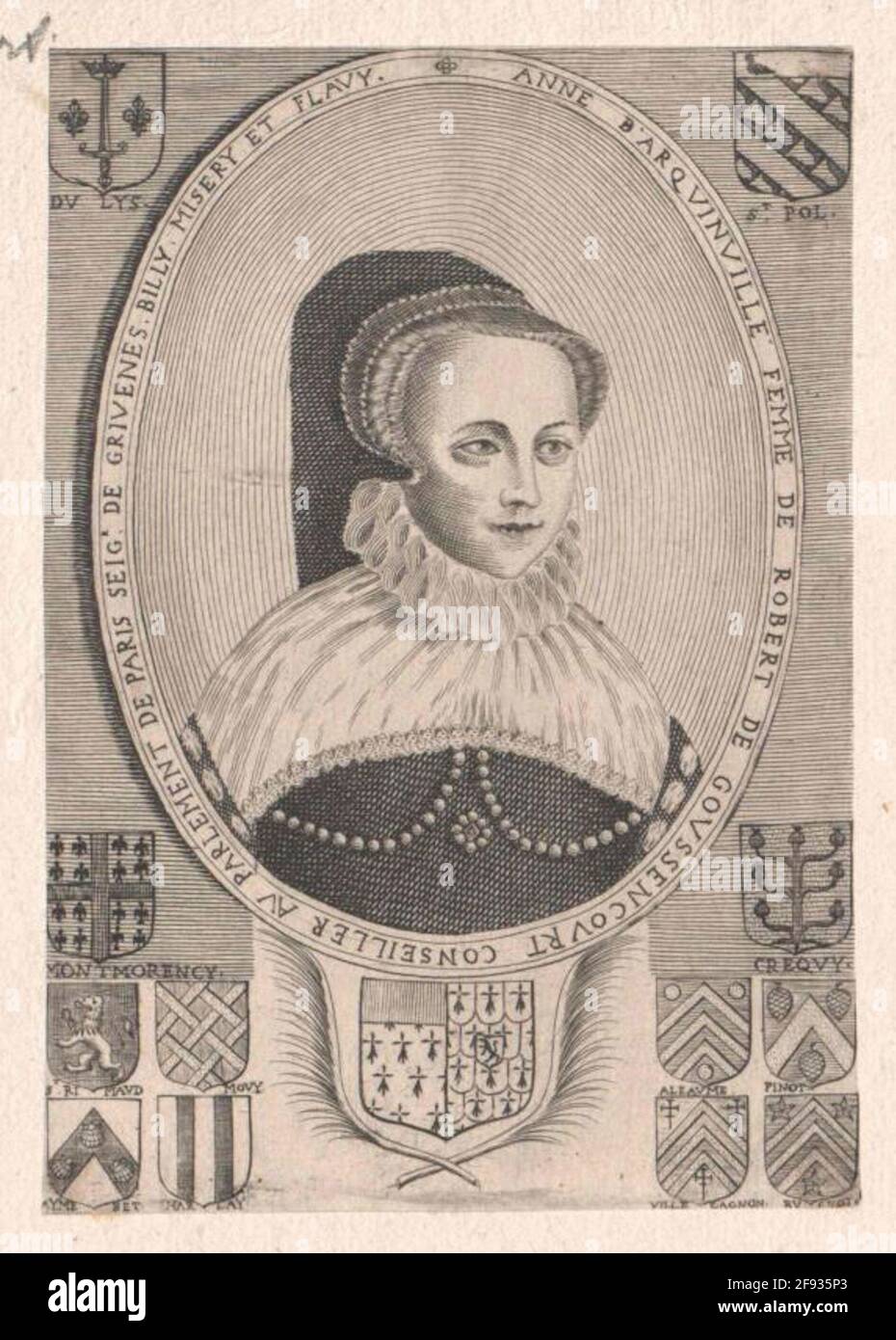 Argenville, Anne d '. Foto Stock