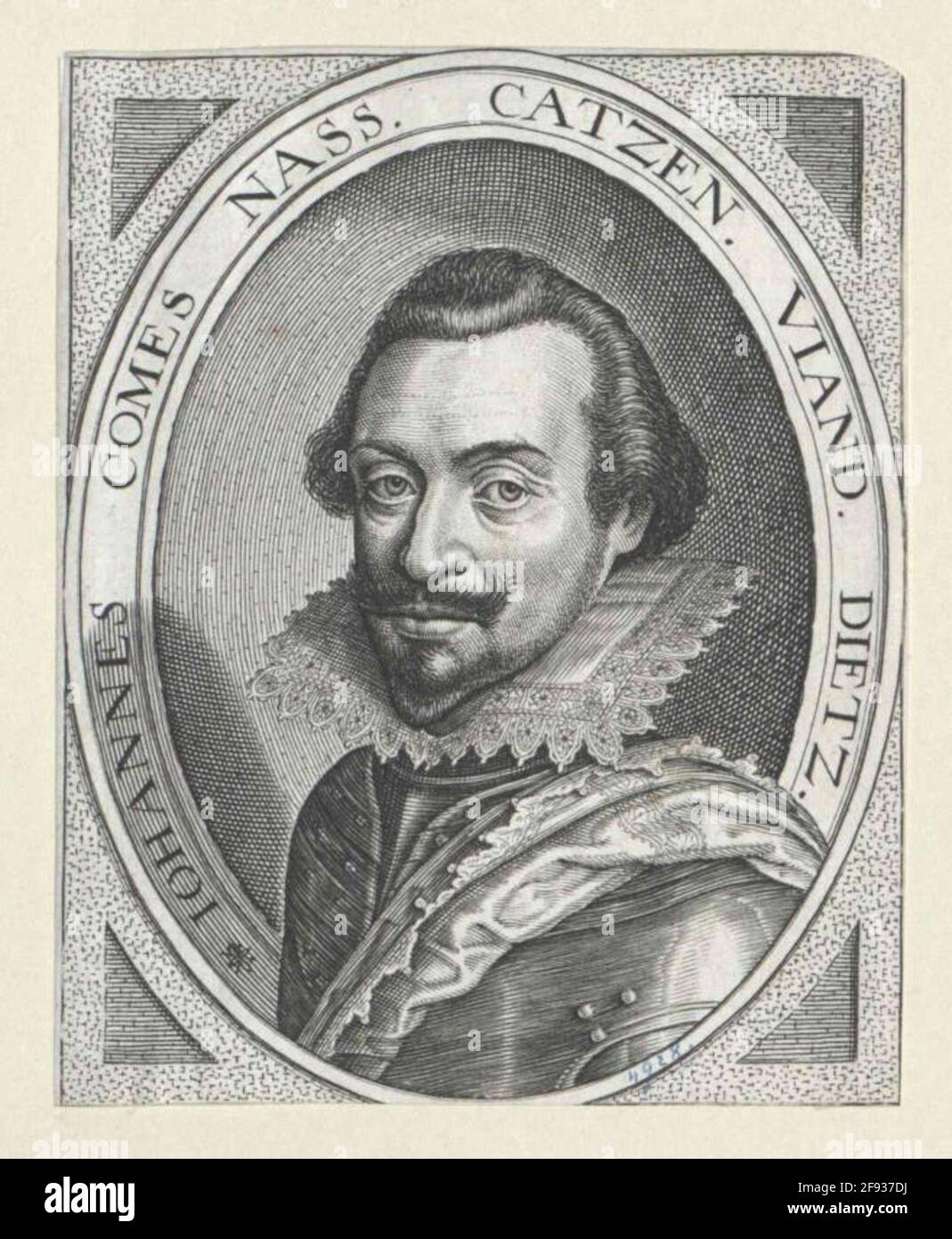 Johann VIII, il giovane conte di Nassau-Siegen. Foto Stock