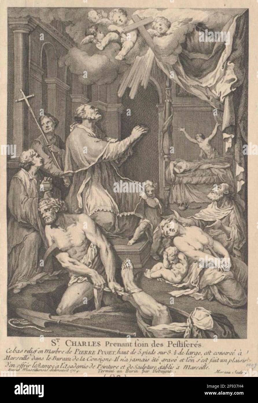 Carlo Borromeo. Foto Stock