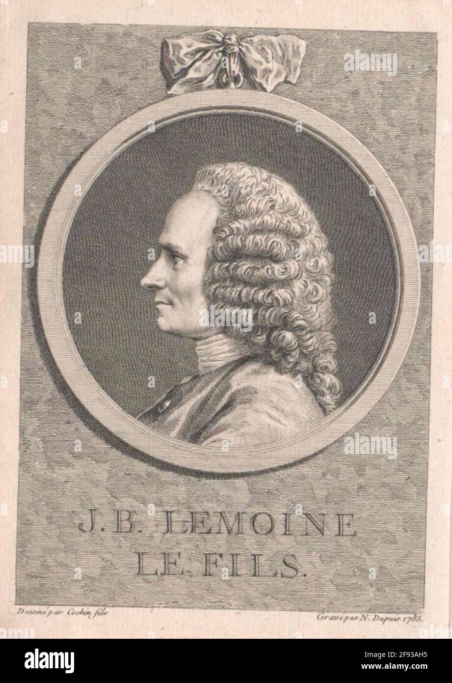 Lemoyne, Jean Baptiste. Foto Stock