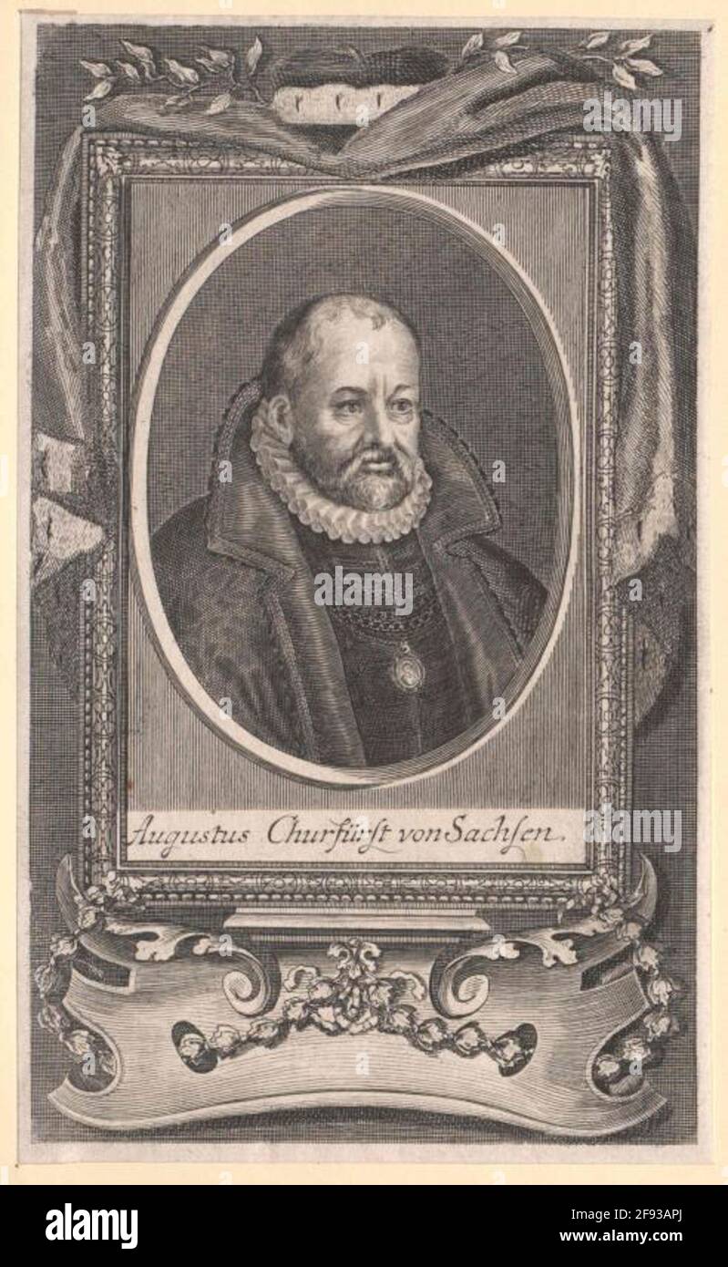 Agosto, Elettore di Sassonia. Foto Stock