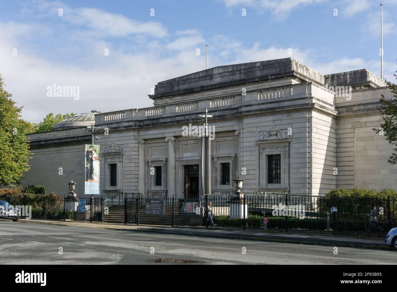 La Lady Lever Art Gallery nel villaggio di Port Sunlight, Wirral, Cheshire Foto Stock