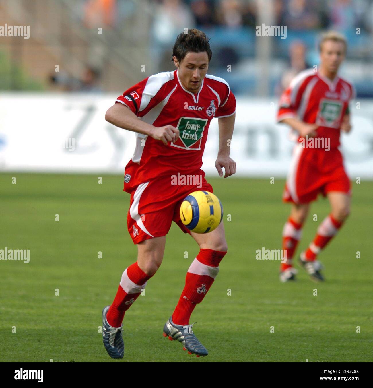 Monaco, Germania. 03 Apr 2005. SN 0304 1860 K 079.jpg TSV Monaco 1860-1.FC KOELN 0-0 Albert STREIT, Colonia, azione di calcio, 2. Bundesliga, partita 27, Liga2.02.02.2005, | usage worldwide Credit: dpa/Alamy Live News Foto Stock