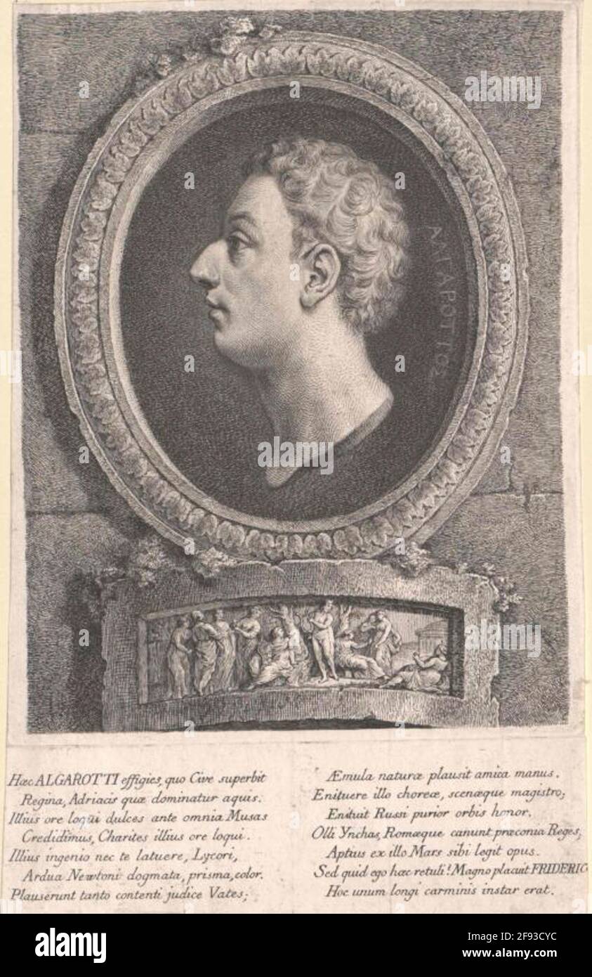 Algarotti, Francesco tutta la casa / Schmidt, Georg Friedrich Foto Stock