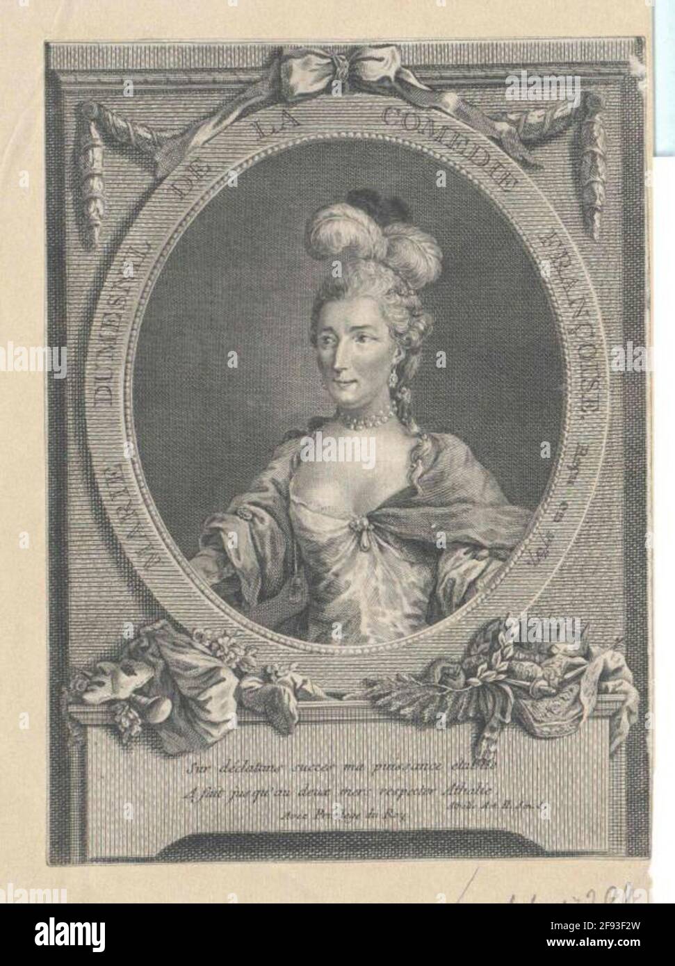 Dumesnil, Marie Francoise. Foto Stock