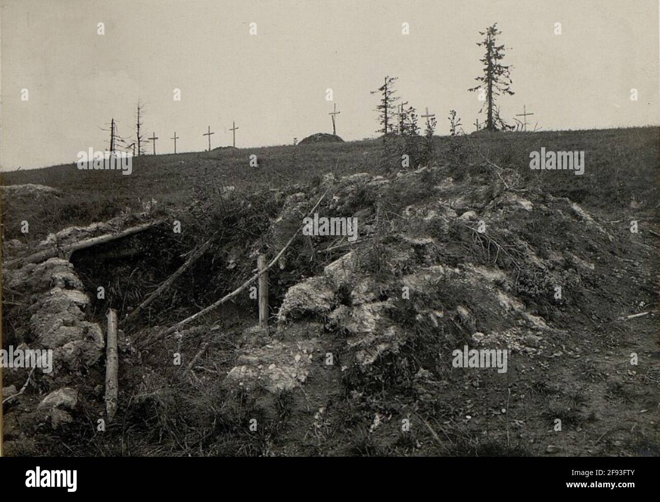 Soldato tombe sull'Ostry. Foto Stock