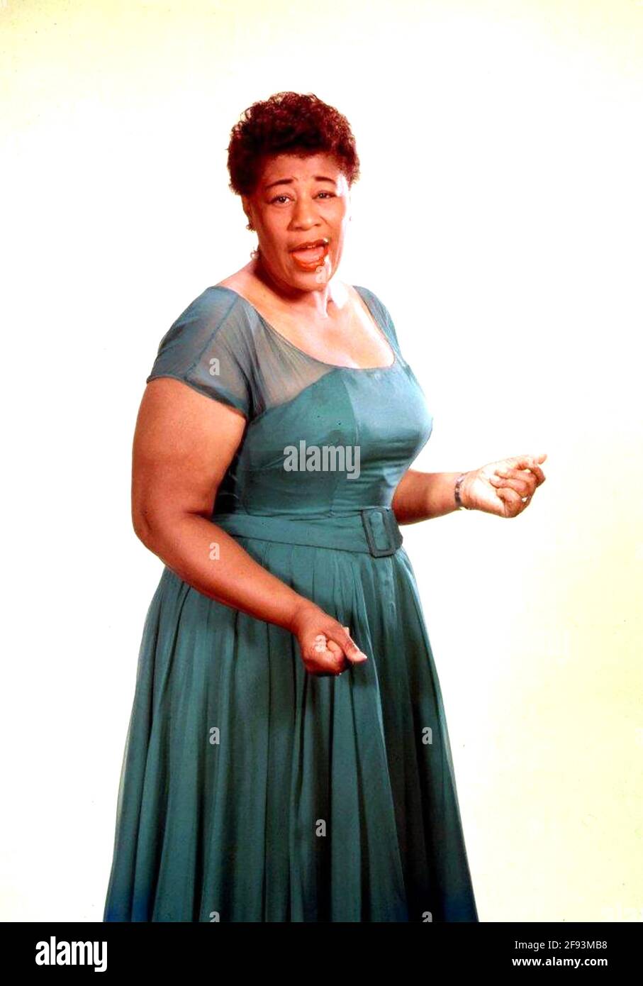 ELLA FITZGERALD (1917-1996) cantante jazz americano circa 1955 Foto Stock