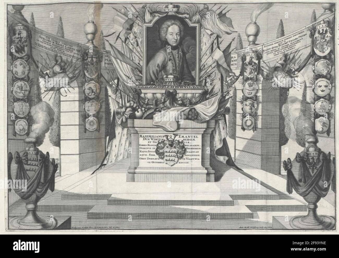 Massimiliano Emanuele, Principe di Württemberg. Foto Stock