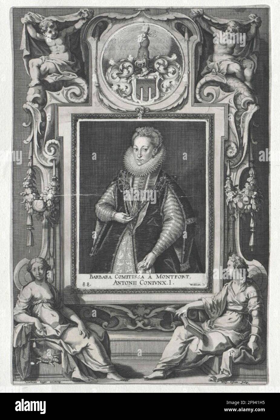 Montfort, contessa Barbara. Foto Stock