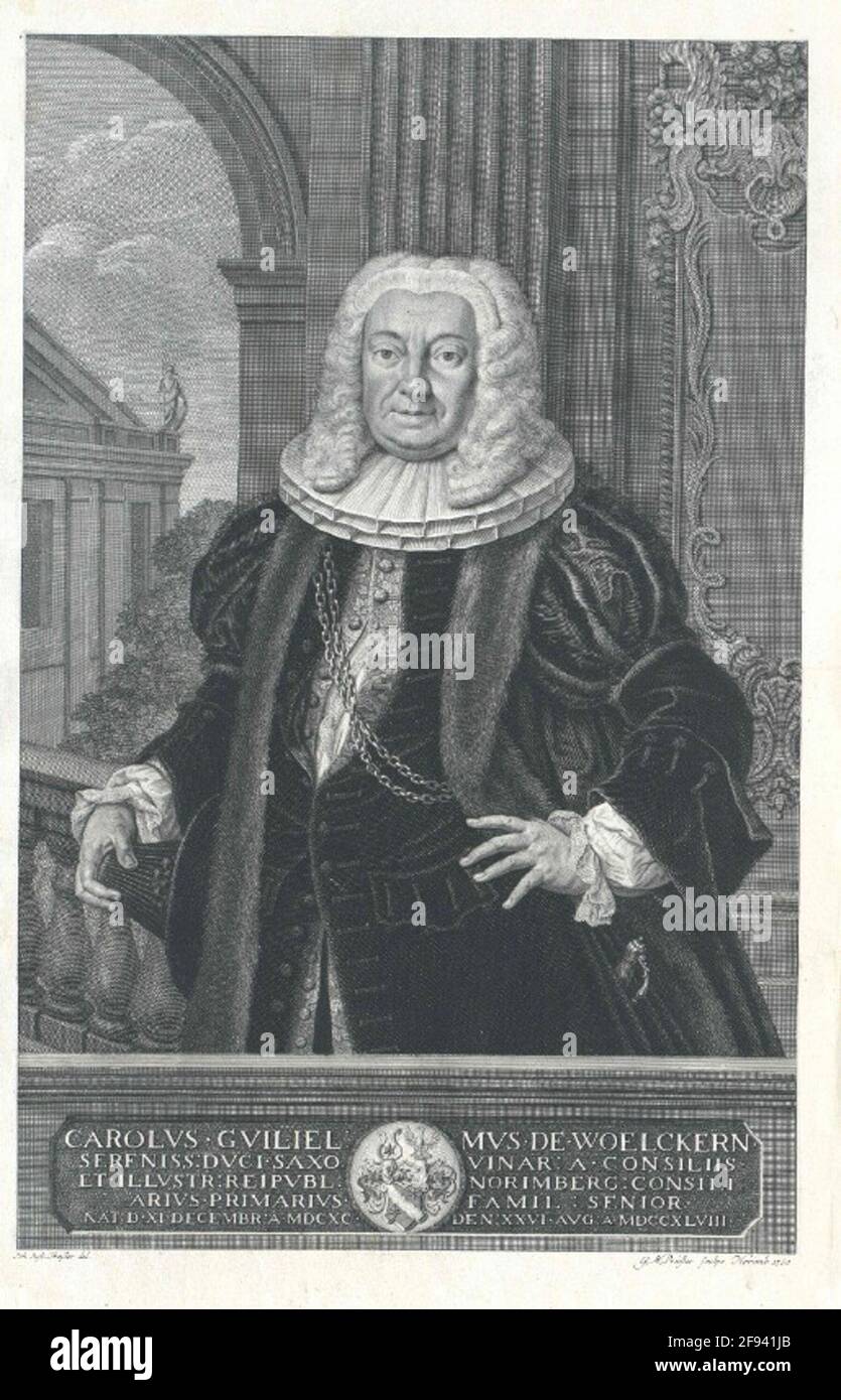 Woelcker, Carl Wilhelm. Foto Stock