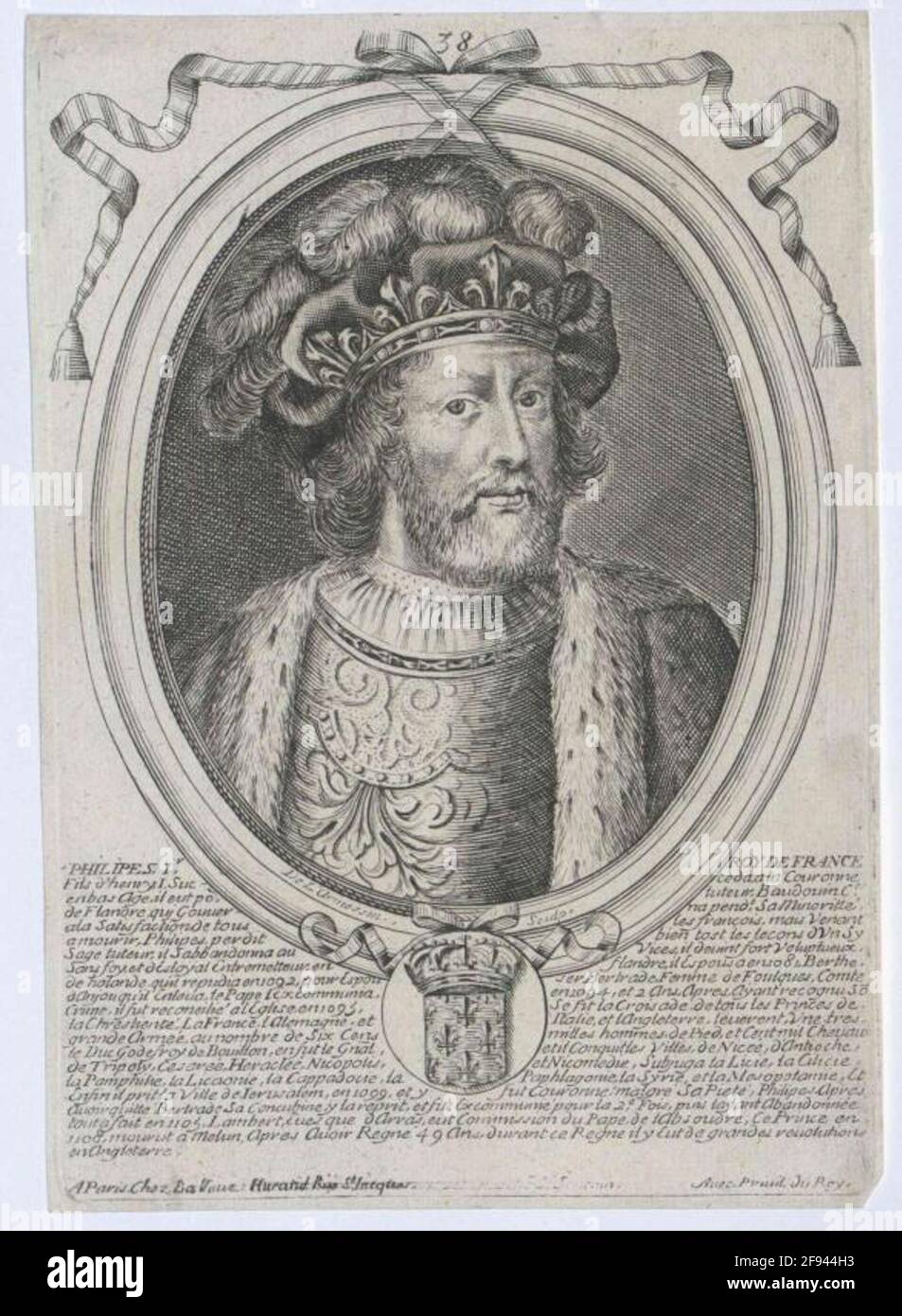 Filippo i, re di Francia. Foto Stock