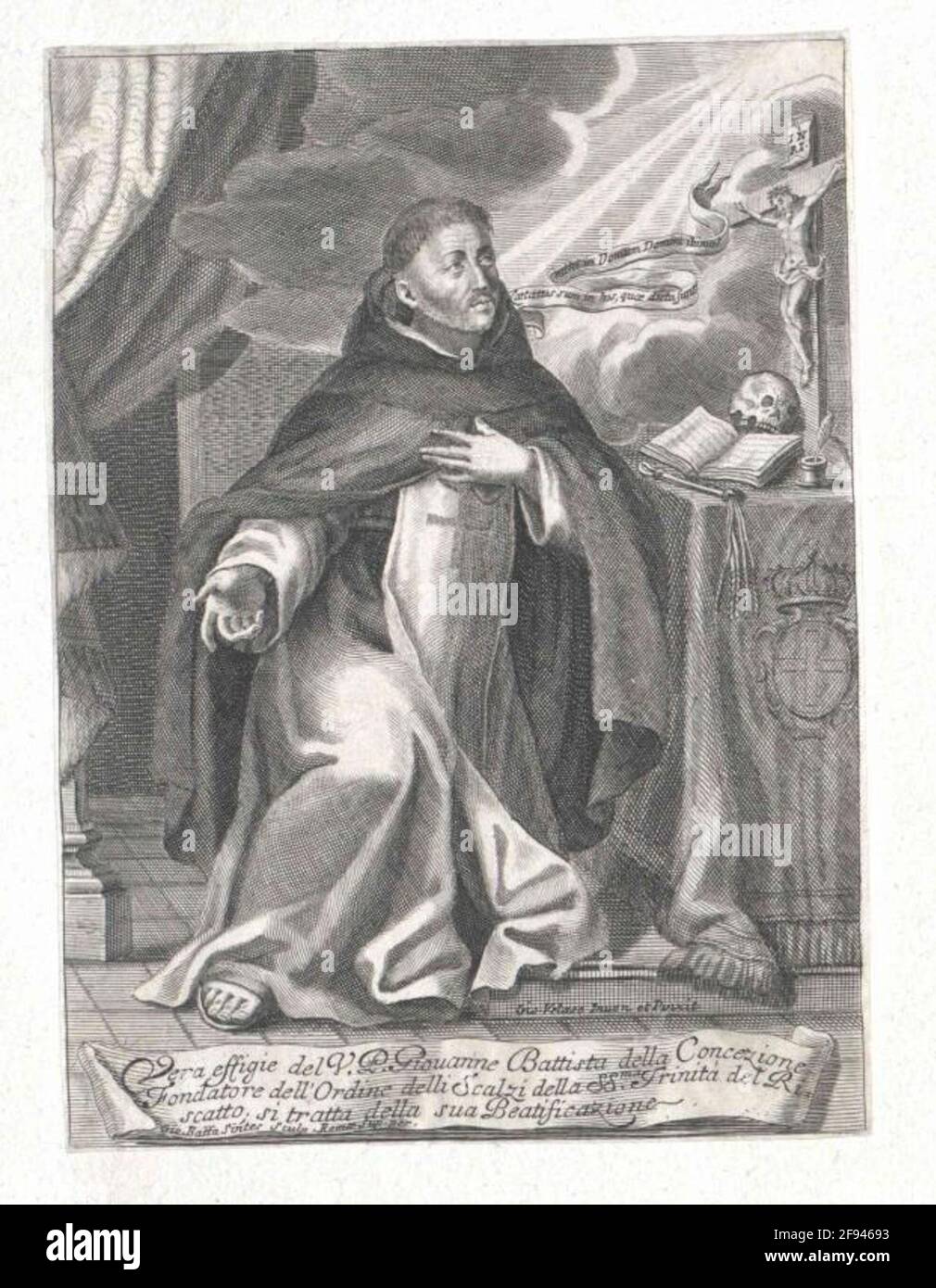 Battista una concezione. Foto Stock