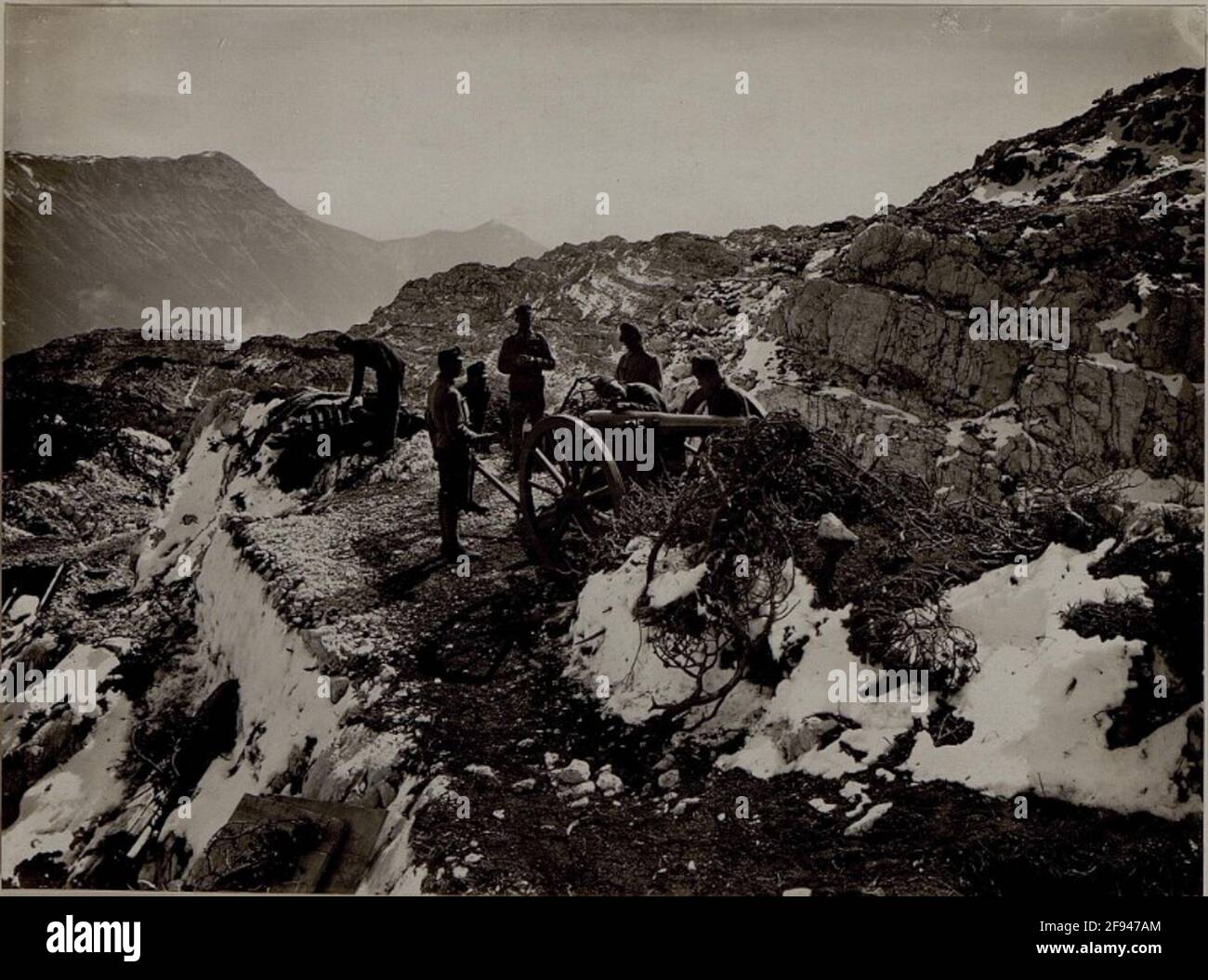 F. K.P.28 am Smogar Muster 75 (9cm) . Foto Stock