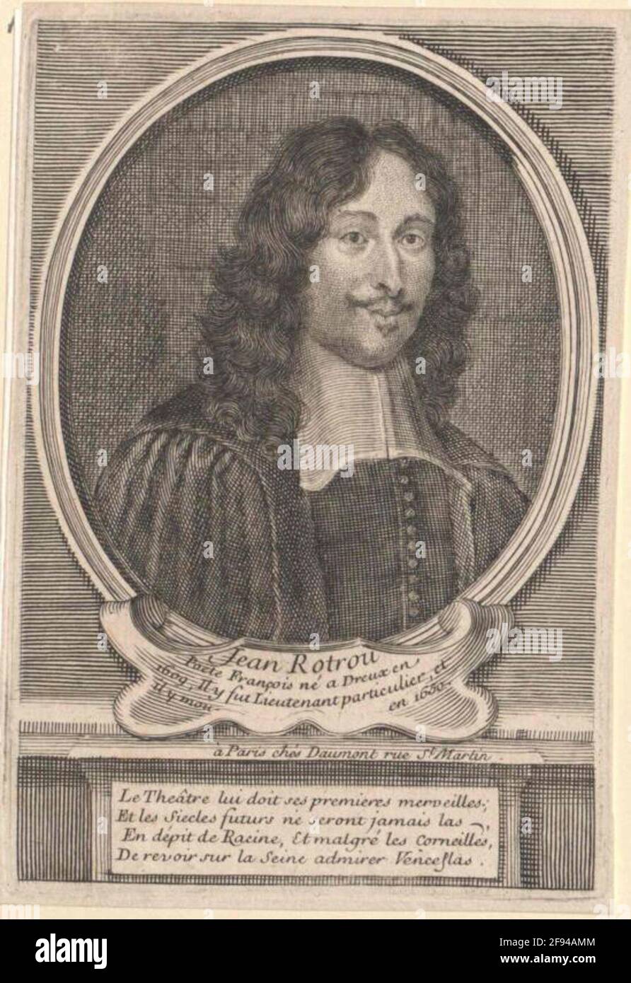 Rotrou, Jean de. Foto Stock