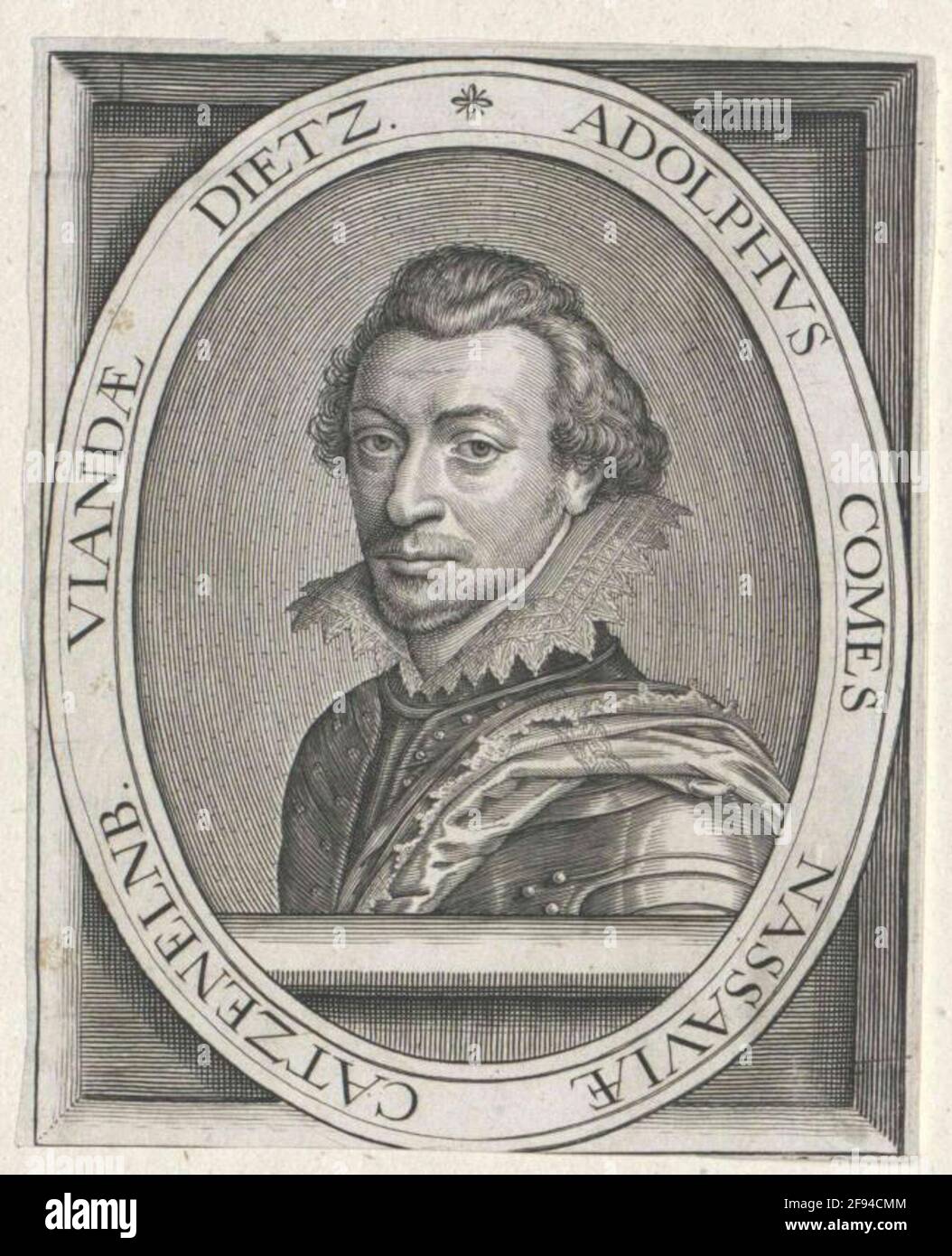 Adolf, Conte di Nassau-Siegen. Foto Stock