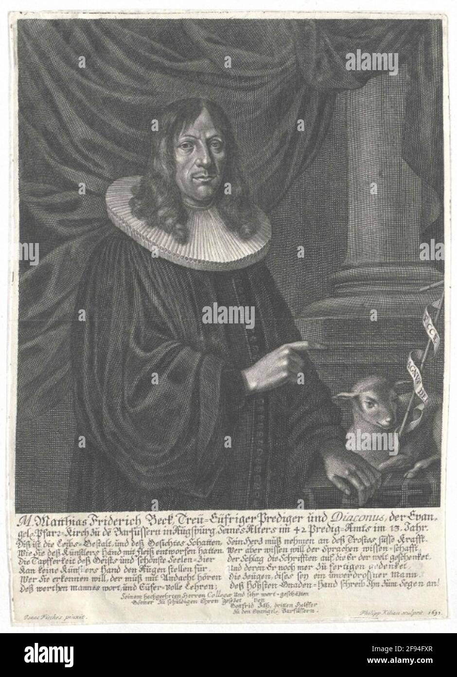 Beck, Matthias Friedrich. Foto Stock