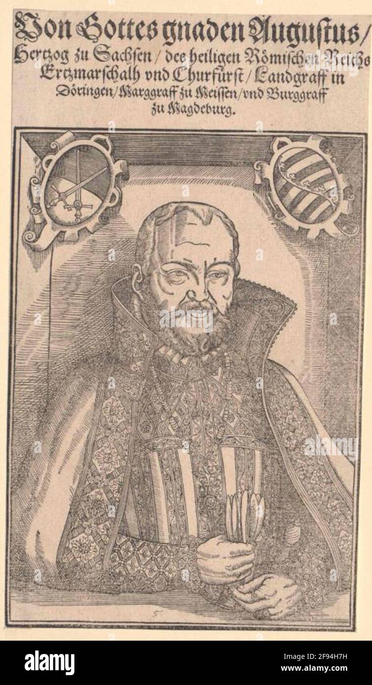 Agosto, Elettore di Sassonia. Foto Stock