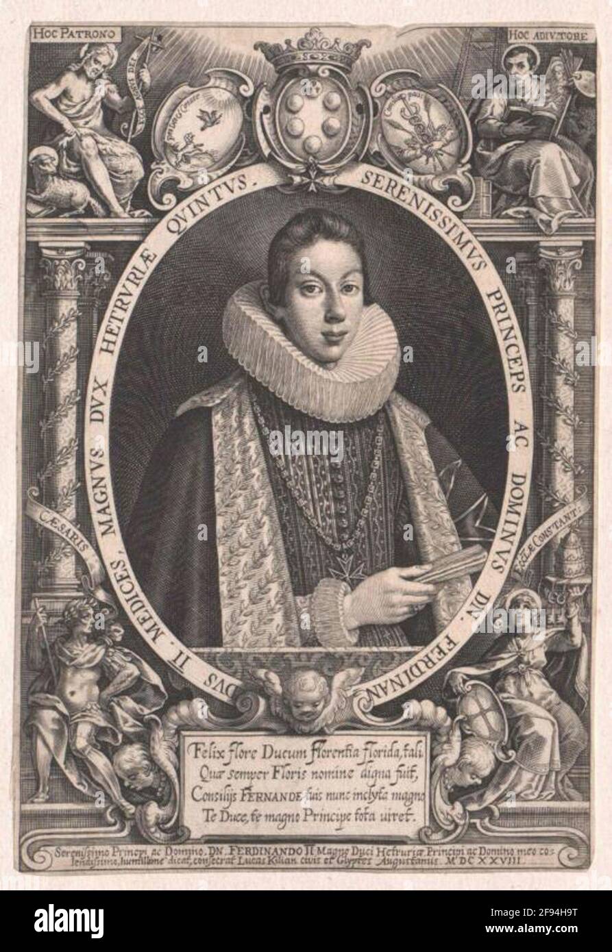 Ferdinando II, Gran Caro di Toscana Stecher: Kilian, Lucas Foto Stock