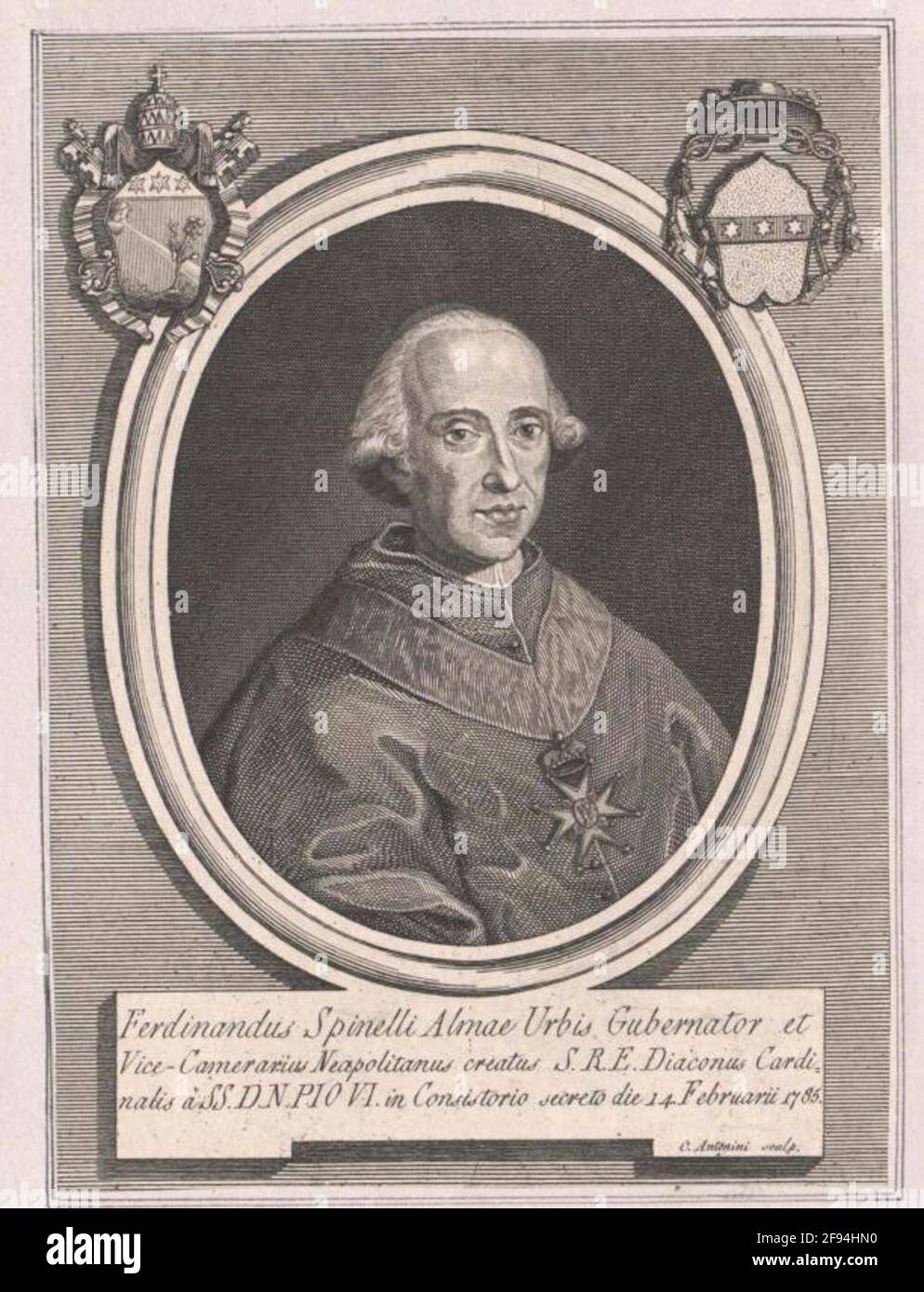 Spinelli, Ferdinando. Foto Stock