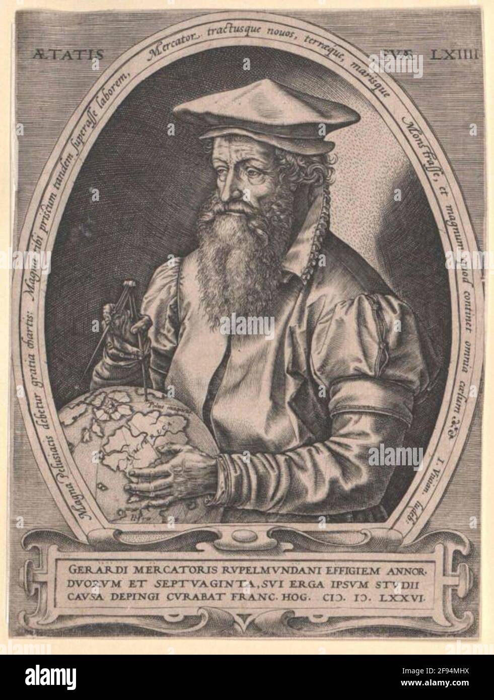 Mercatore, Gerhard. Foto Stock