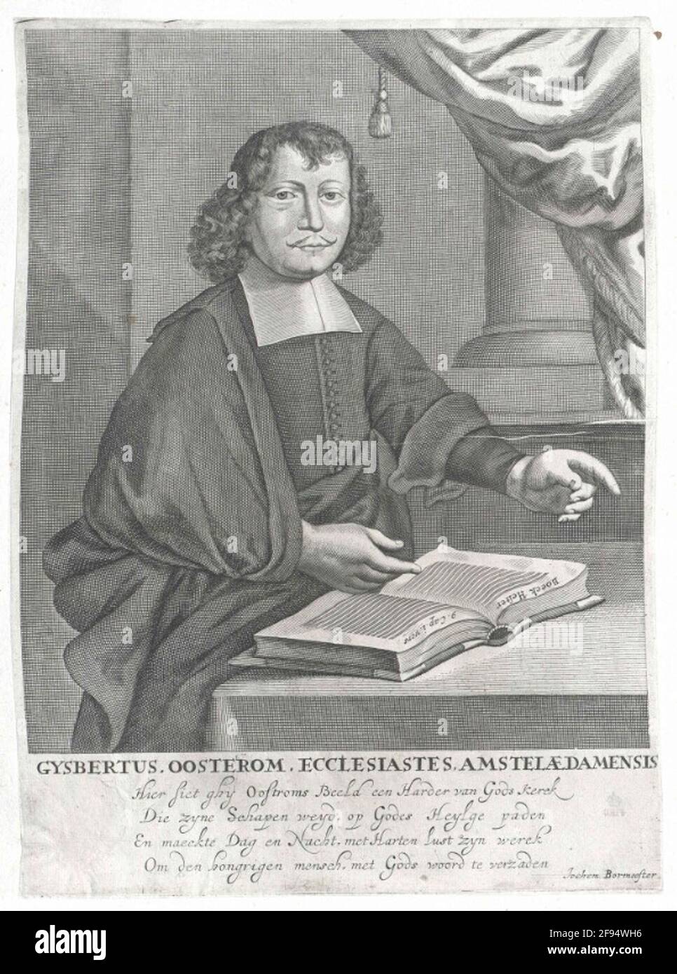 Oosterom, Gysbertus. Foto Stock