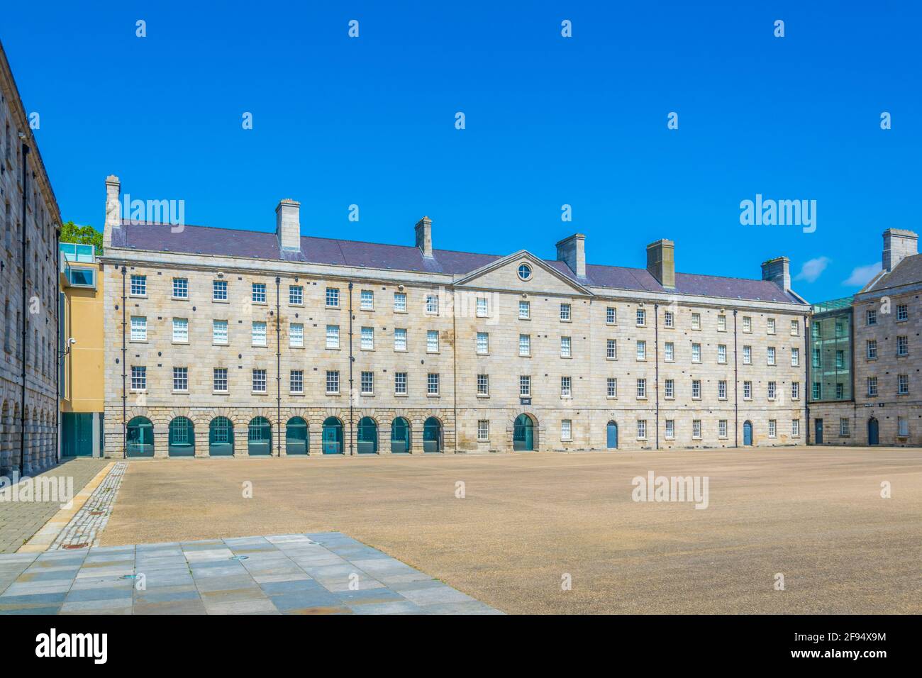 Museo Nazionale d'Irlanda situato nella ex caserma Collins, Dublino Foto Stock