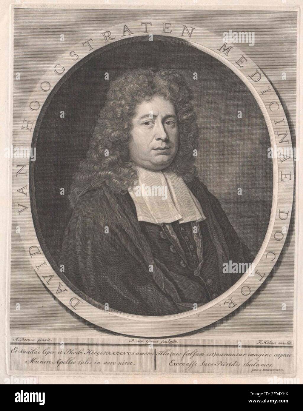 Hoogstraten, David van Stecher: Grace, Pieter Stevens Vangleger: Halma, Françoisdatierung: 1685/1731 Foto Stock