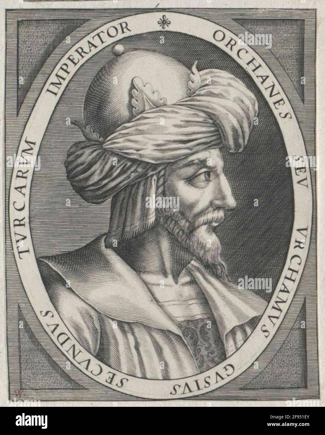 Orhan, Sultano della Turchia. Foto Stock