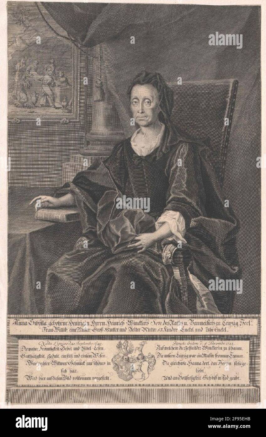 Hennig, Anna Sibylla. Foto Stock