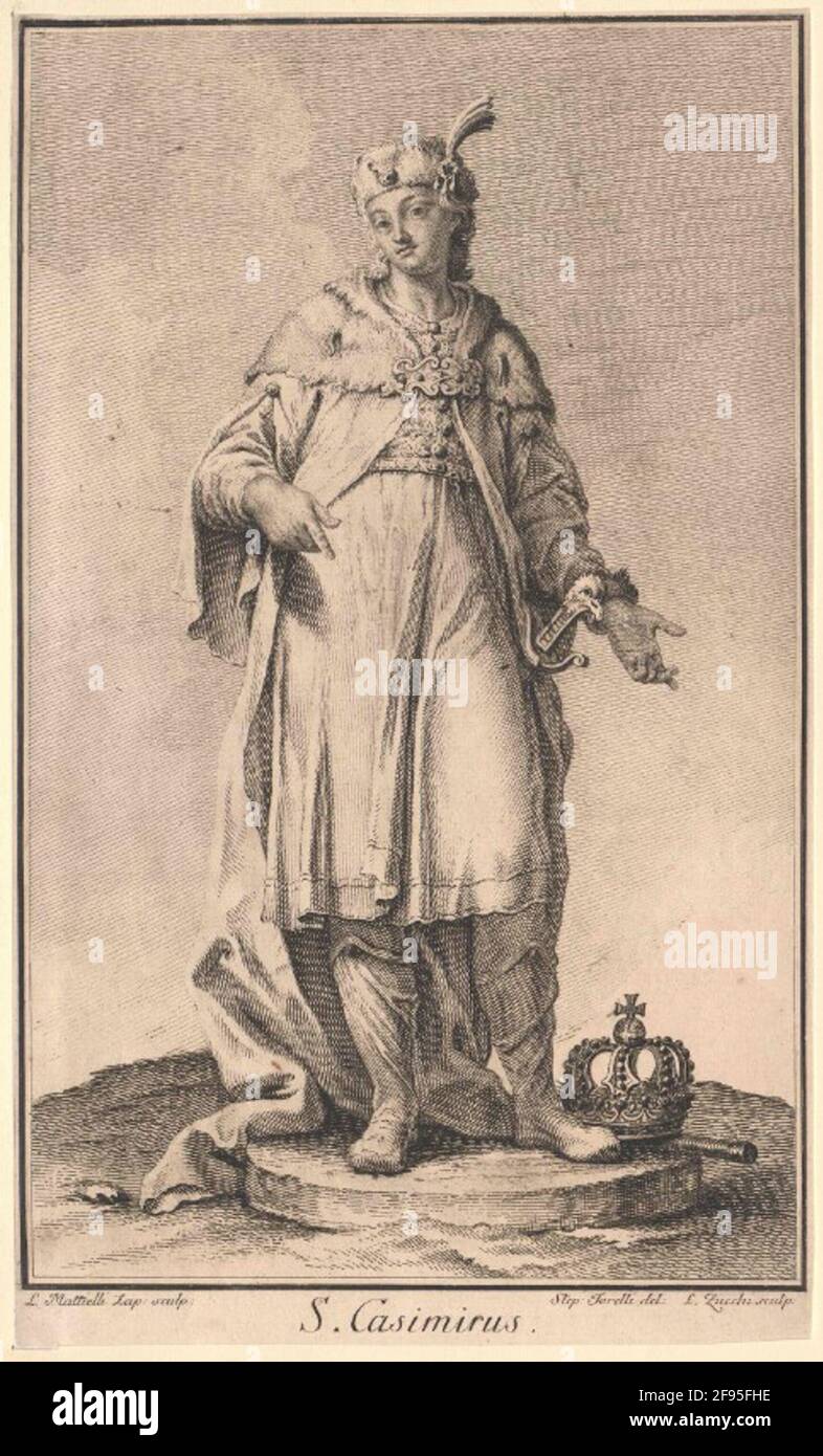 Kasimir, Principe di Polonia. Foto Stock