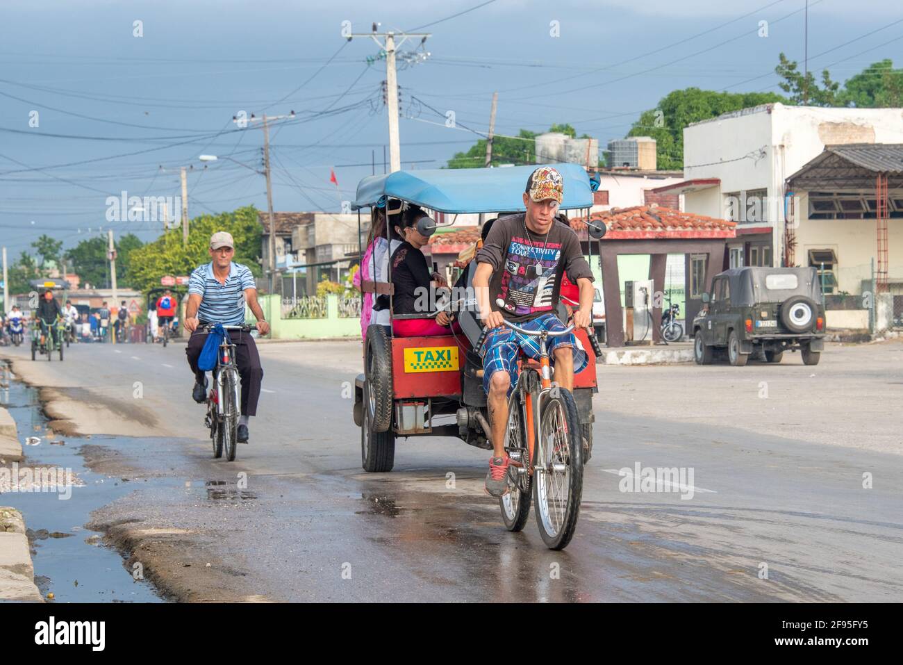 Vita quotidiana a Santa Clara, Villa Clara, Cuba, anno 2016 Foto Stock