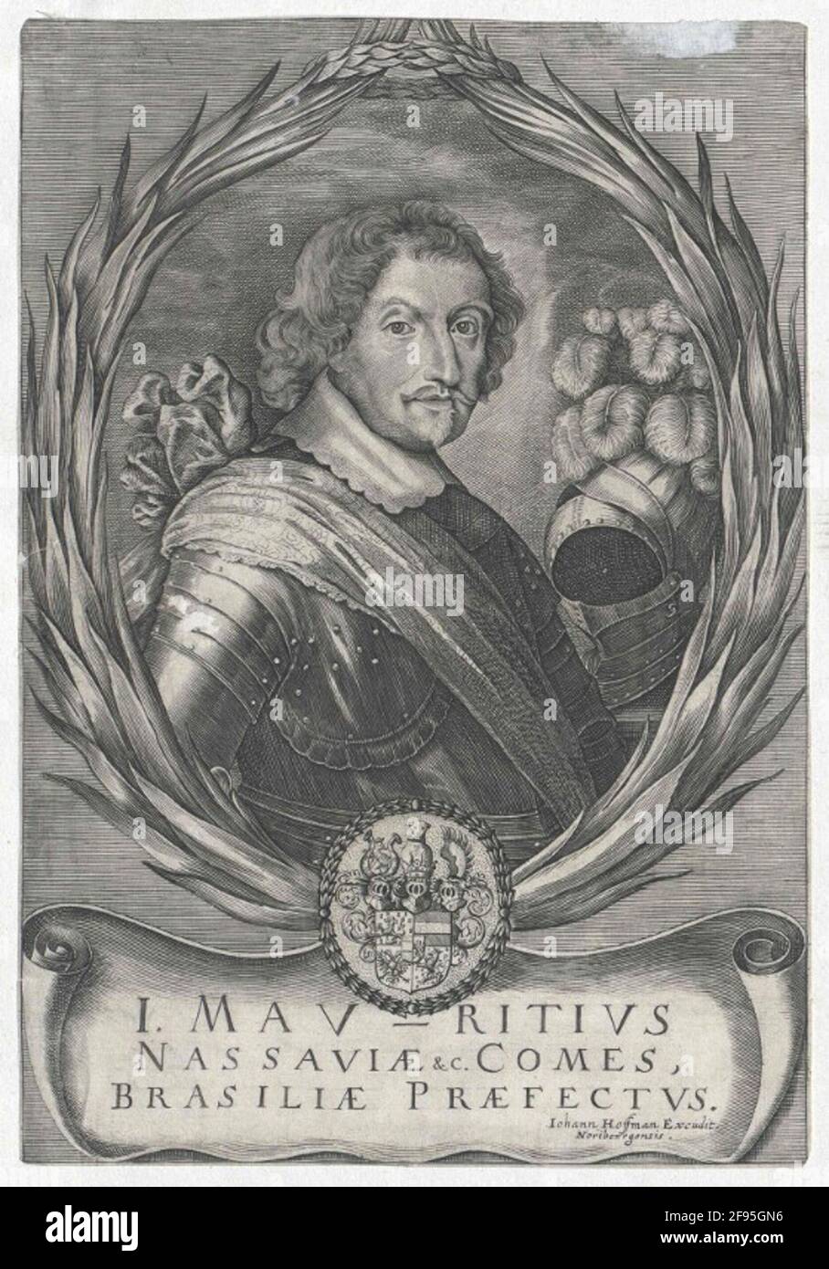 Johann Moritz, principe di Nassau-Siegen. Foto Stock