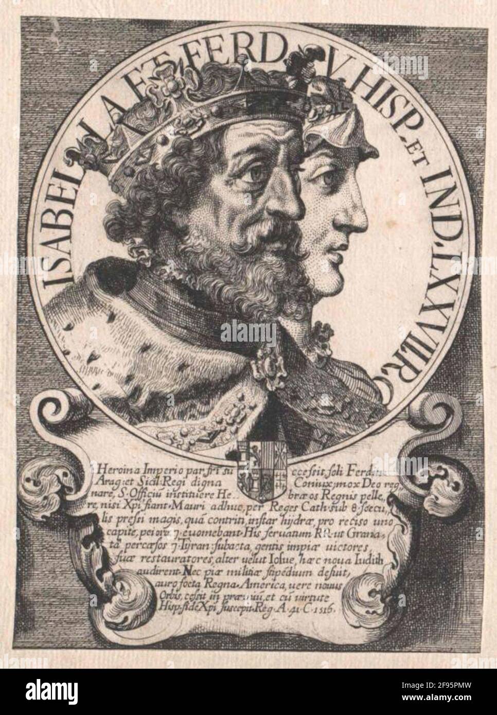 Ferdinando II, il cattolico, re d'Aragona. Foto Stock