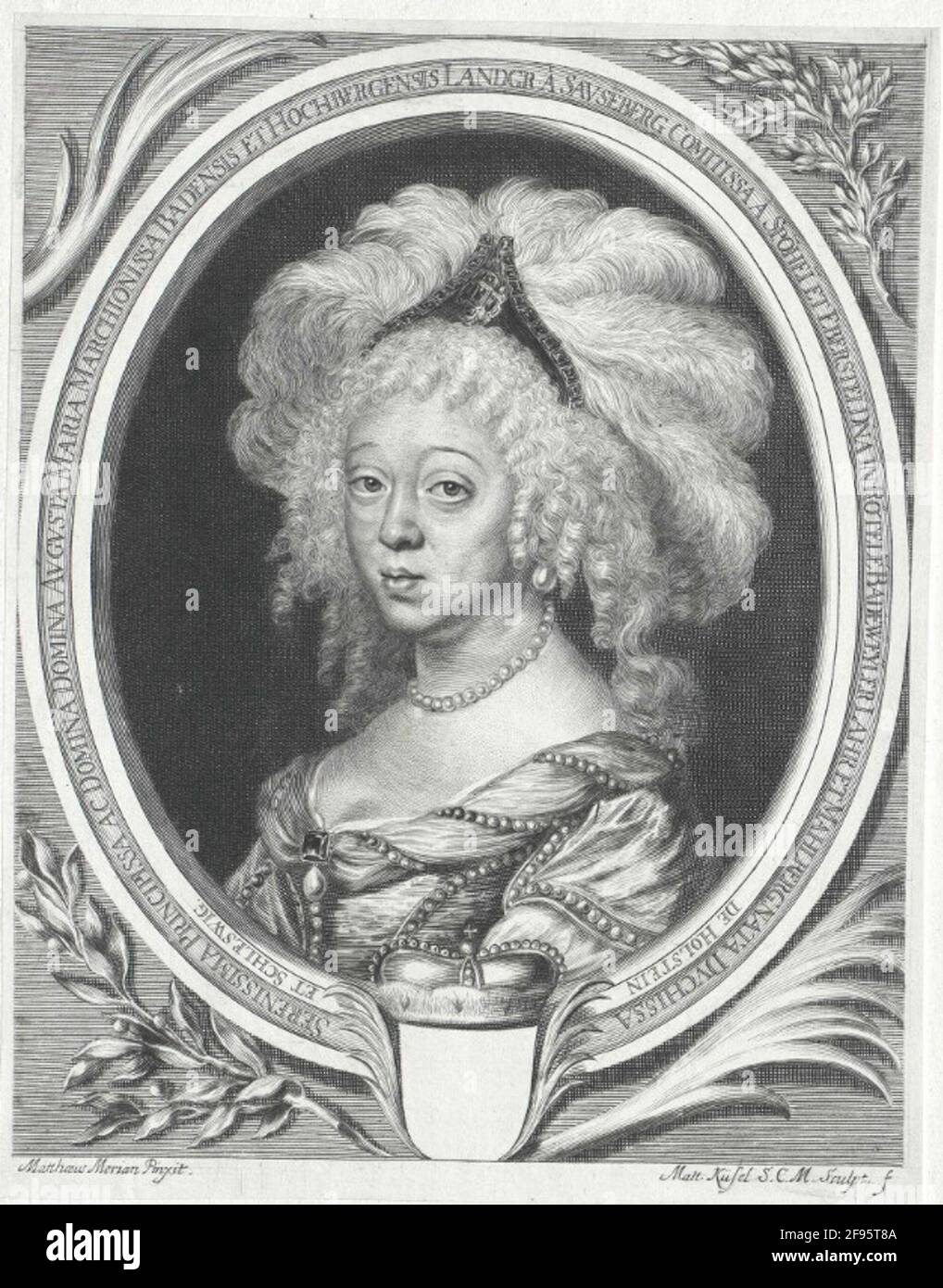 Augusta Maria, Principessa di Schleswig-Holstein-Gottorp. Foto Stock