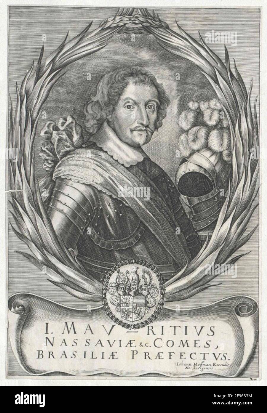 Johann Moritz, principe di Nassau-Siegen. Foto Stock