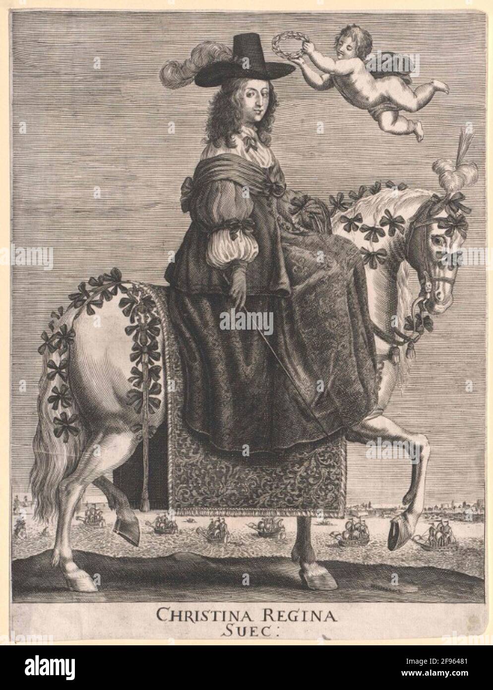 Christine, Regina di Svezia. Foto Stock