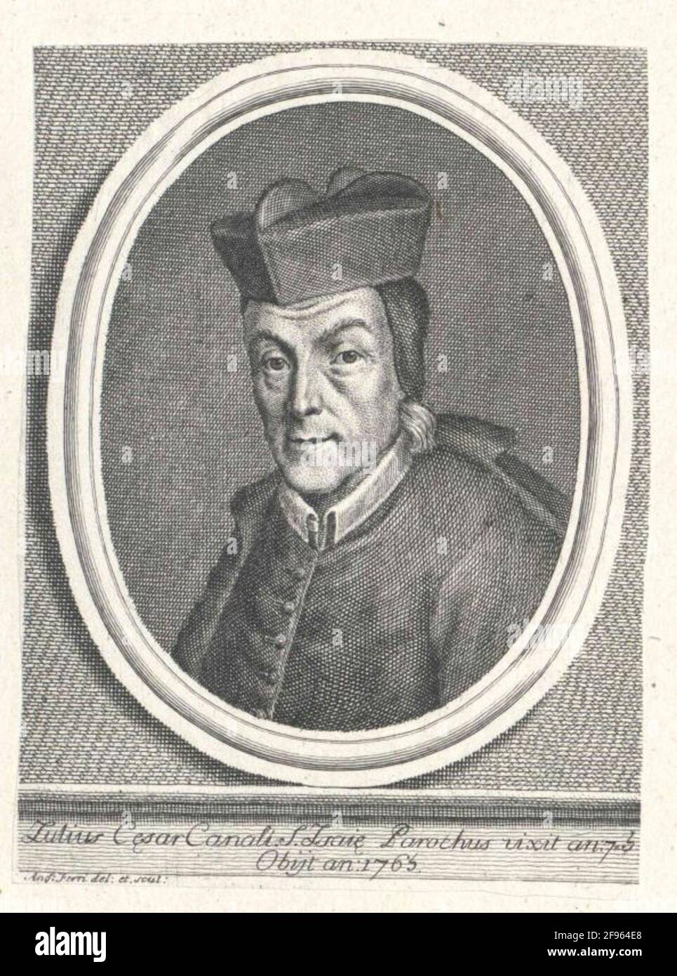 Canali, Giulio Cesare Luigi. Foto Stock